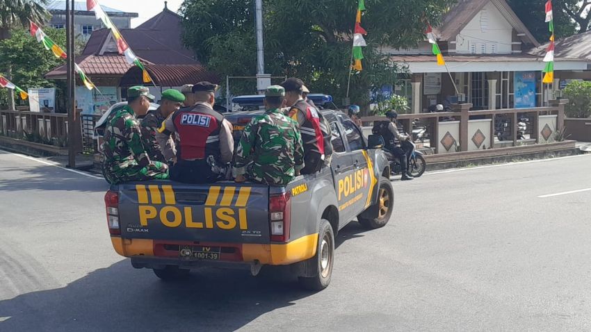 TNI-Polri dan Satpol PP Meranti Terus Lakukan Patroli Sinergitas