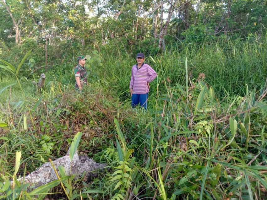 Praka Agam Iskandar Bersama MPA Desa Bina Maju Patroli Rutin Cegah Karhutla