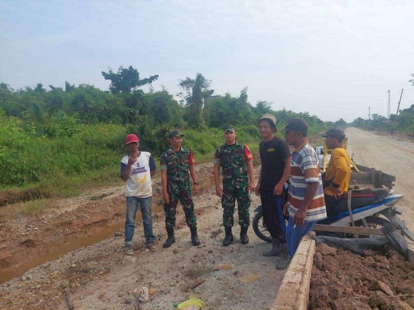 Praka Agam Iskandar Lakukan Komunikasi Sosial Dengan Warga Desa Bina Maju, Ini Yang Dibahas
