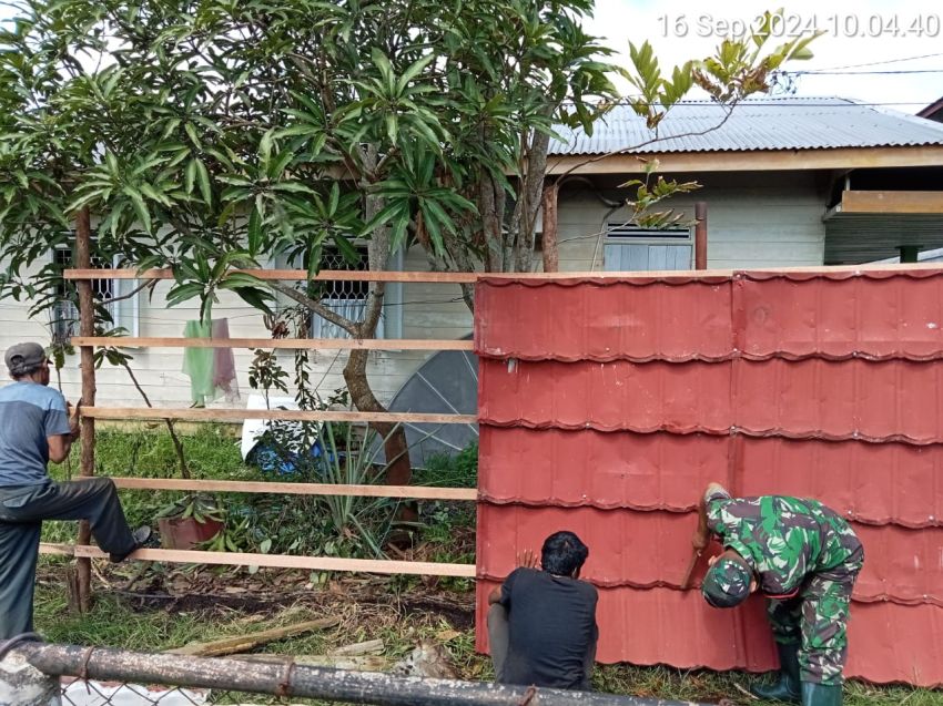 Komsos di Desa Kundur, Koptu Muherli Ingatkan Warga Berhati-hati Ketika Bekerja