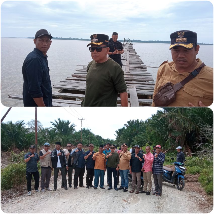 Tinjau Pelabuhan Rusak di Desa Tanjung Pisang, Asmar : Insha Allah Tahun 2025 Kita Bangun
