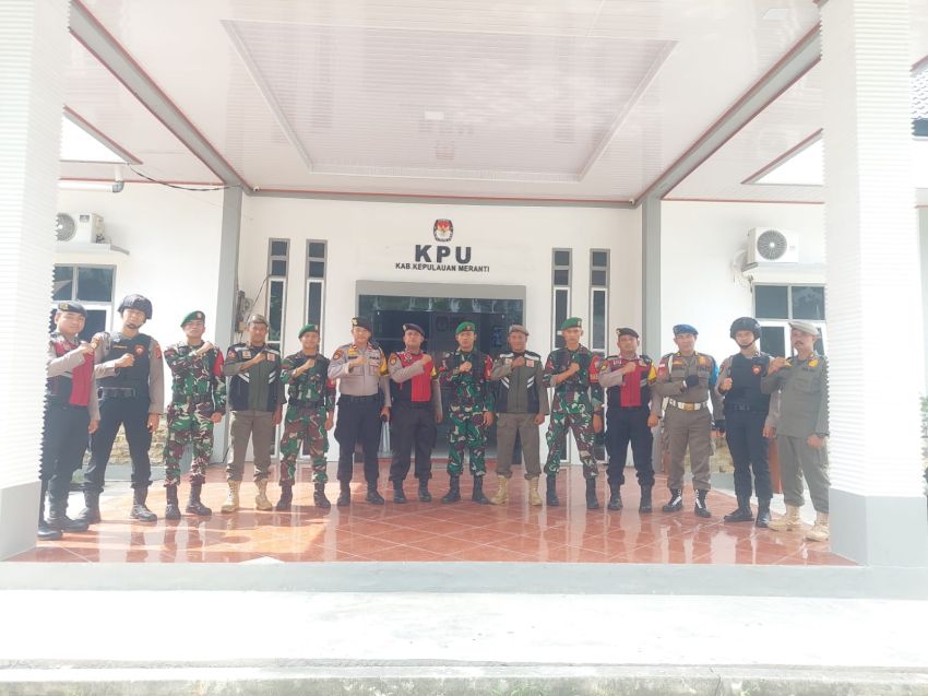 Pastikan Kondisi Meranti Tetap Aman dan Kondusif Jelang Pilkada, TNI-Polri dan Satpol PP Gencar Patroli