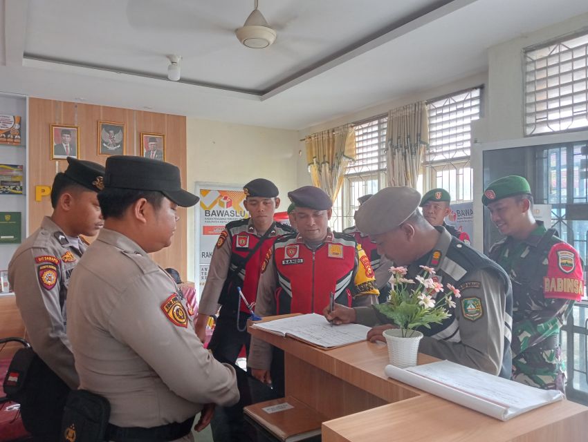 Anggota Koramil 02 Tebingtinggi Aktif Patroli Sinergitas Bersama Polri dan Satpol PP