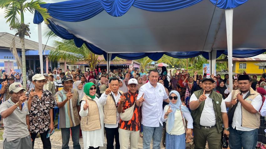 Ribuan Warga Sialang Pasung Antusias Hadiri Kampanye Paslon Berazam