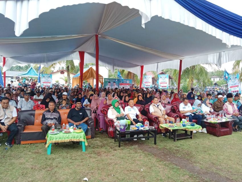 Kampanye Dialogis di Desa Insit, H Asmar Ceritakan Kondisi Real Meranti Saat Ini