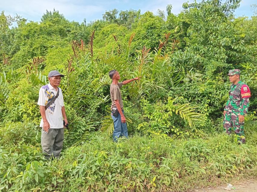 Praka Firdaus Bersama Warga Batin Suir Gelar Patroli Karhutla, Pantau Titik Rawan