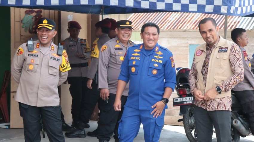 Kapolres Meranti Bersama Pamatwil Polda Riau Pastikan Kelancaran Pendistribusian Logistik Pilkada 2024