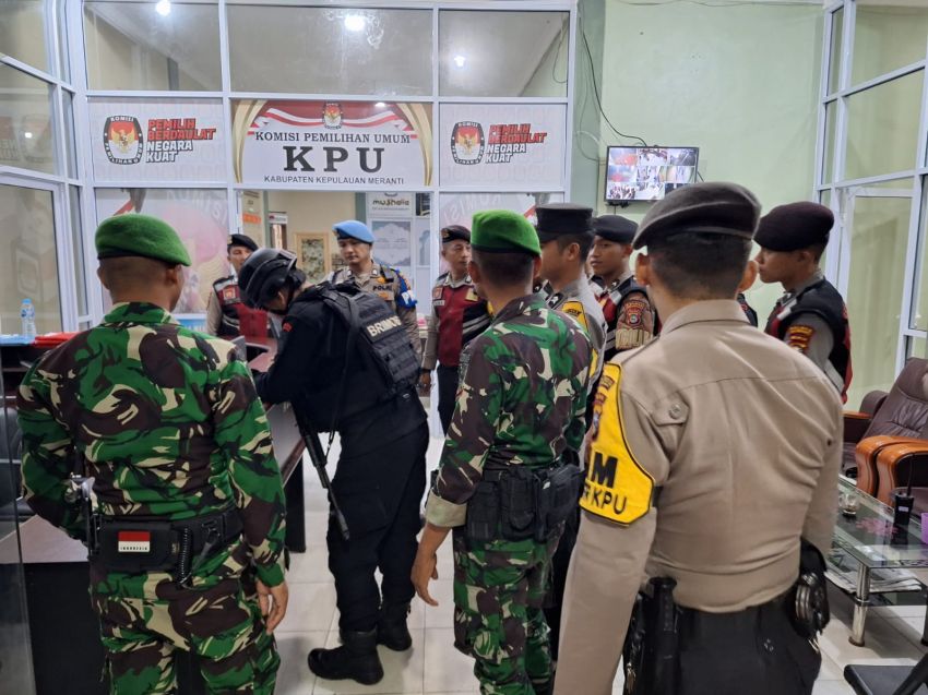 Turun ke Meranti, Anggota BKO 132/Bima Sakti Ikut Patroli Sinergitas Pilkada Damai