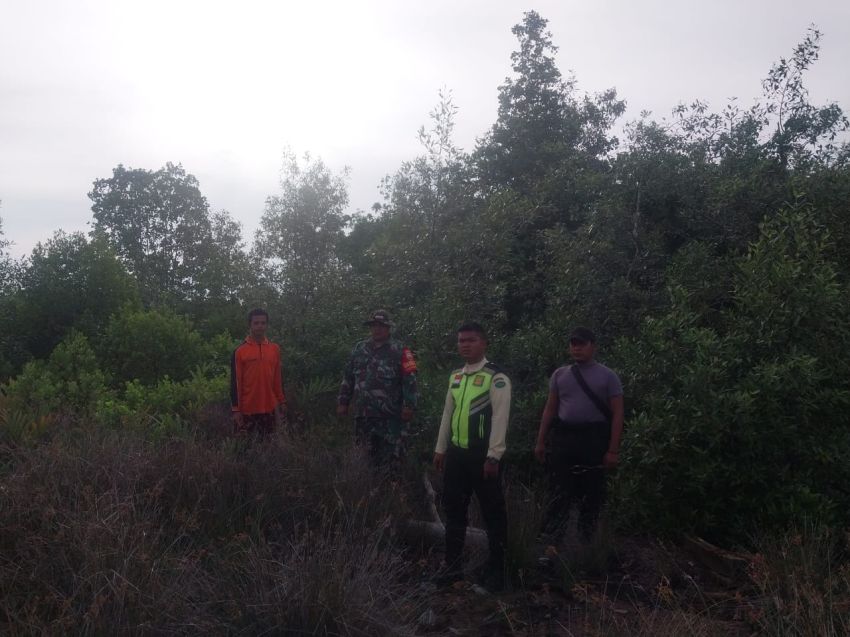 Patroli di Desa Repan, Serka Subar Ajak Warga Bersinergi Cegah Karhutla