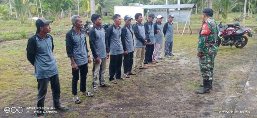 Anggota Linmas Desa Beting Ikuti Pelatihan dan Peningkatan Kapasitas