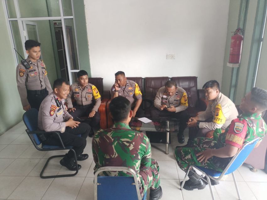 Kerahkan Personel, Koramil 02/Tebingtinggi Turut Dalam Pengamanan Logistik dan Rapat Pleno