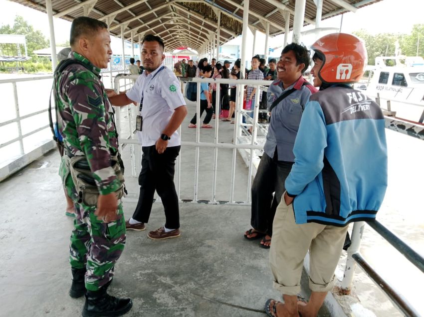 Komsos Dengan Warga Bokor, Ini Pesan Yang Disampaikan Serka E Sembiring