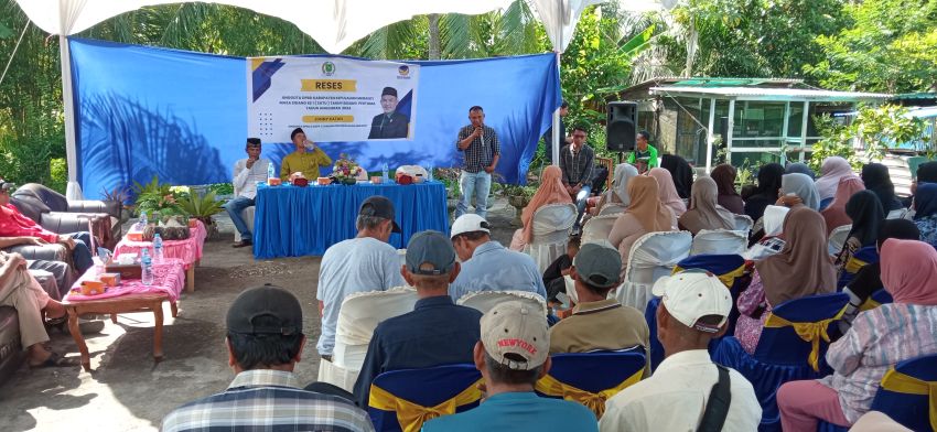 Reses Perdana Jonny Katan, Masyarakat Selatpanjang Antusias Datang dan Sampaikan Aspirasi