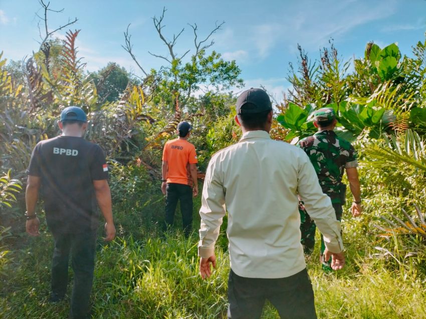 Antisipasi Karhutla, Sertu M Amri Bersama BPBD Lakukan Patroli di Selatpanjang Selatan