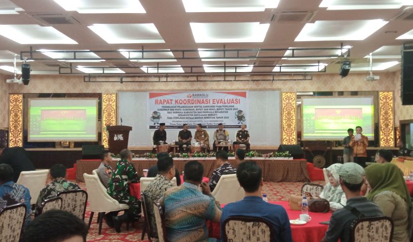 Bawaslu Meranti Gelar Rakor Evaluasi Penanganan Pelanggaran Pilkada 2024