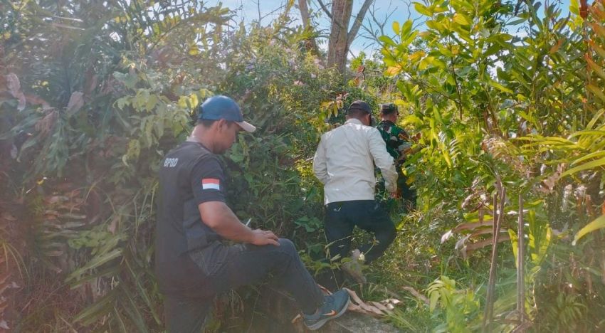 Patroli di Selatpanjang Selatan, Sertu M Amri Ajak Warga Bersinergi Cegah Karhutla