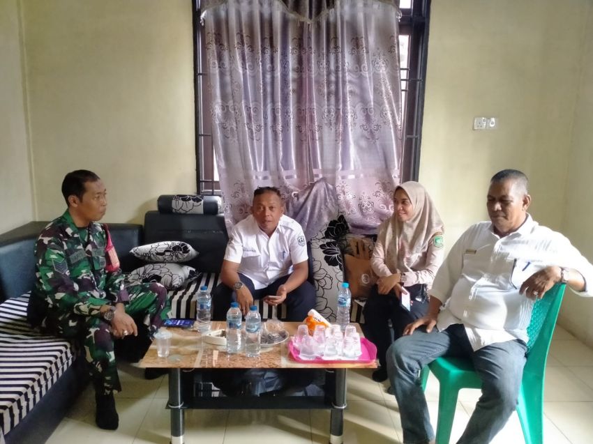 Pererat Silaturahmi, Serma Safi'i Gelar Komsos di Kantor Camat Tebingtinggi Barat