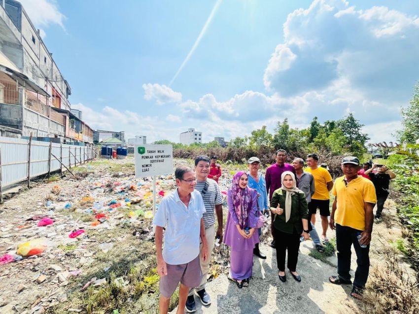Bidang Aset BPKAD Kepulauan Meranti Temukan Sebidang Tanah Milik Pemda di Kelurahan Selatpanjang Selatan