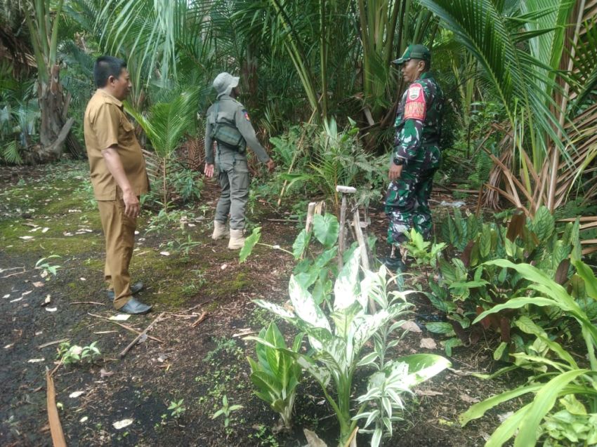 Patroli di Desa Bantar, Serka E Sembiring Ajak Warga Bersinergi Cegah Karhutla