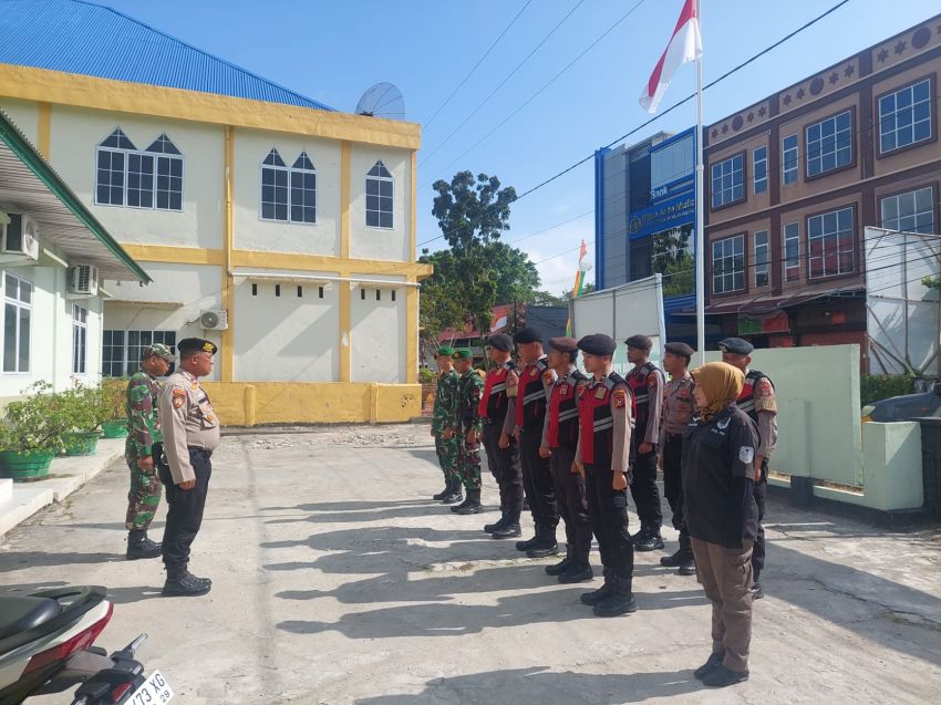 TNI-Polri dan Satpol PP Laksanakan Patroli Sinergitas Pasca Pelantikan Bupati dan Wabup Terpilih