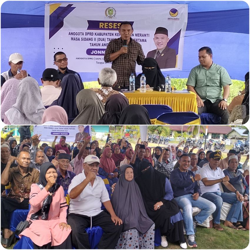 Jonny Katan Kembali Jemput Aspirasi Masyarakat Kecamatan Tebingtinggi