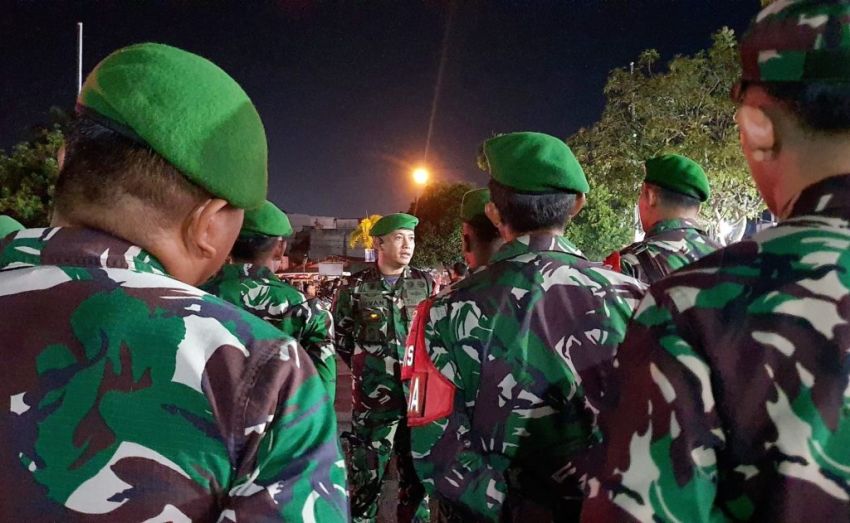 Dandim Bengkalis Pimpin Patroli Sinergitas TNI-Polri di Mandau