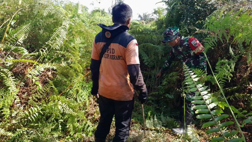 Pratu Prayoga Situmorang Ajak Warga Mantiasa Bersinergi Cegah Karhutla