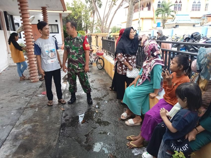 Jalin Silaturahmi, Koptu Muherli Lakukan Komsos Dengan Warga Tenan