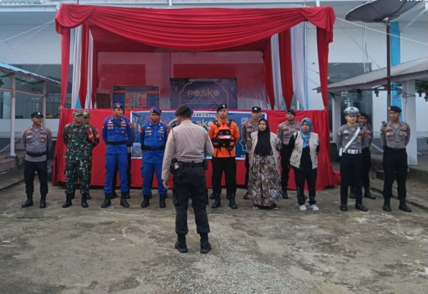 Koramil 02 Tebingtinggi Terjunkan Personel Bantu Pam Ketupat Terpadu 2025 di Pelabuhan Tanjung Harapan