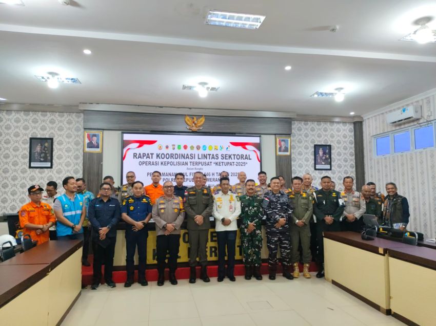Mewakili Danramil, Pelda Sumardi Ikuti Rakor Lintas Sektoral Operasi Terpusat Ketupat 2025
