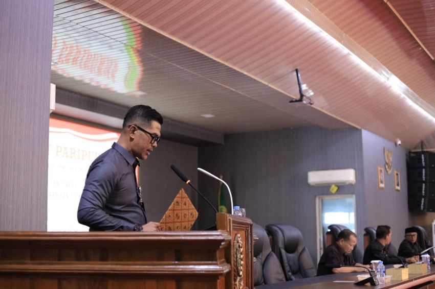 DPRD Meranti Gelar Paripurna Pembentukan dan Penetapan Nama-nama Susunan Keanggotaan Pansus LKPJ