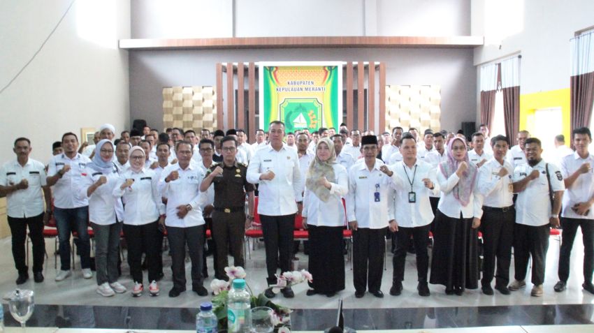 Pemkab Kepulauan Meranti Dukung Program Jaminan Sosial Ketenagakerjaan Bagi Perangkat Desa