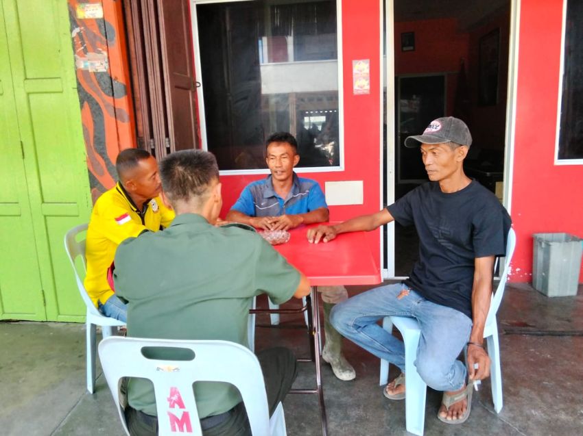 Kopda Sukarman Lakukan Komsos Dengan Warga Tenggayun Raya, Bahas Sejumlah Hal Penting