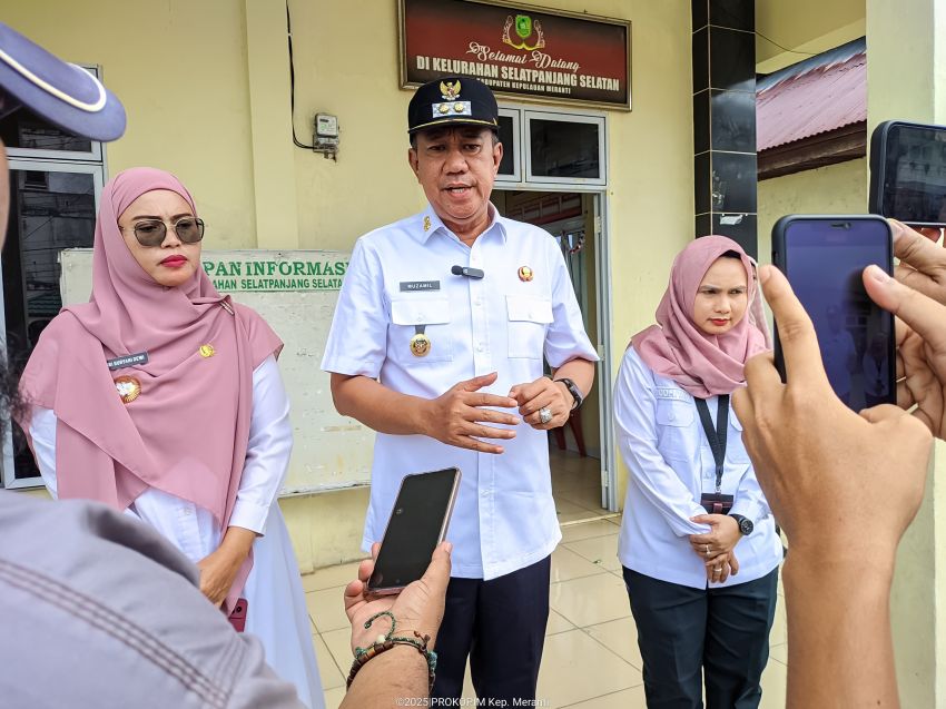 Pasca Libur Lebaran, Wakil Bupati Kepulauan Meranti Sidak Kantor Camat, Kelurahan dan Sekolah