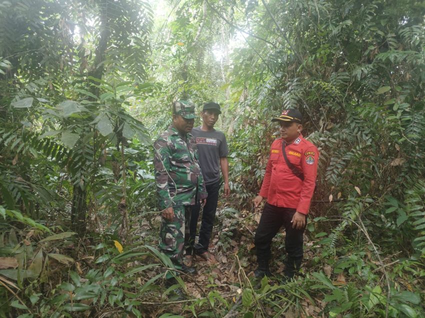Serda Herman Saputra Ajak Warga Desa Nipah Sendanu Bersinergi Cegah Karhutla