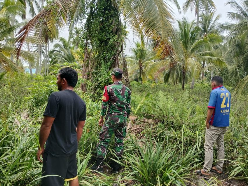 Pratu Edowar Ajak Warga Wonosari Bersinergi Cegah Karhutla