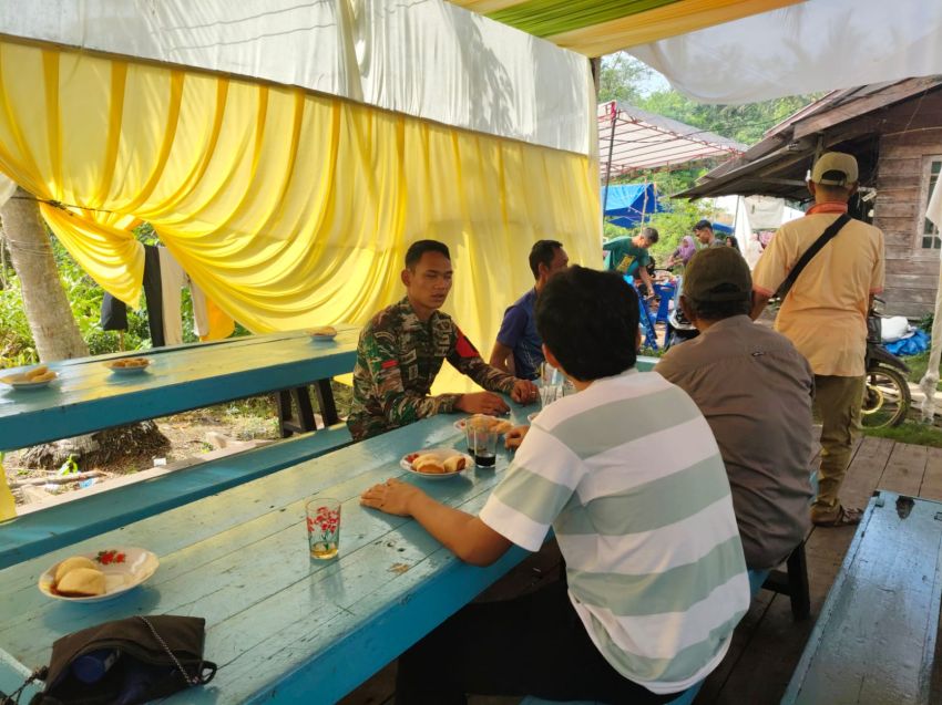 Komsos Dengan Warga Desa Sesap, Ini Pesan Yang Disampaikan Pratu M Fahrijal