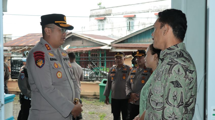 Kapolres Meranti Cek Pengamanan Ibadah Dalam Rangka Hari Kenaikan Yesus Kristus di Sejumlah Gereja