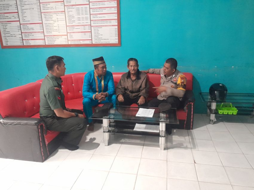 Koptu Yudha Pratama Lakukan Komsos di Desa Tanjung Gemuk, Sampaikan Pesan Penting