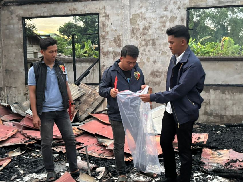 Polres Meranti Selidiki Kebakaran Madrasah Al-Muhtadin