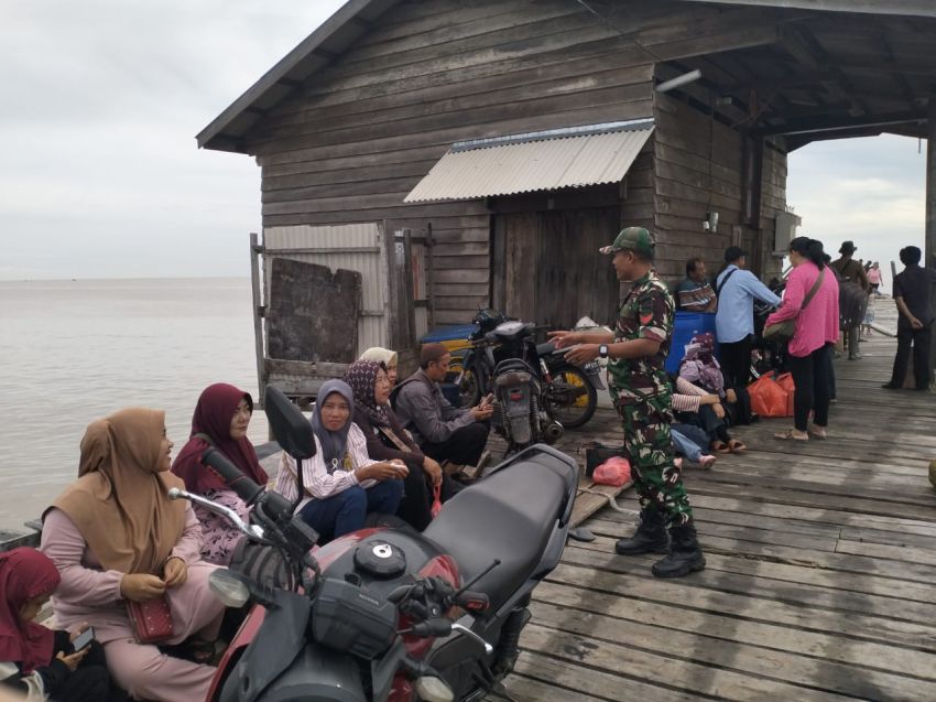 Pererat Silaturahmi, Koptu Masran Lakukan Komsos dengan Warga Sungai Gayung Kiri