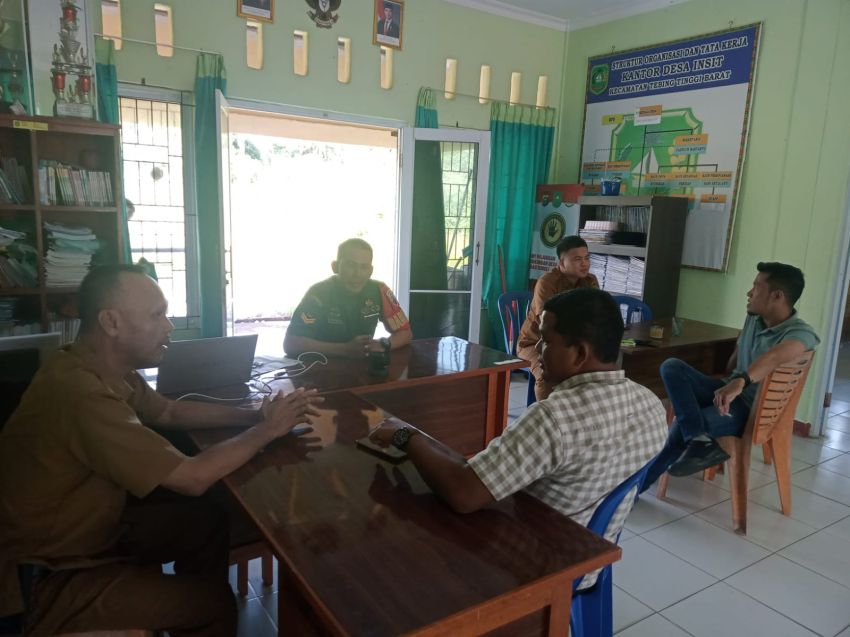 Serda Amsyaya Lakukan Komsos di Desa Insit, Pererat Silaturahmi Dengan Warga