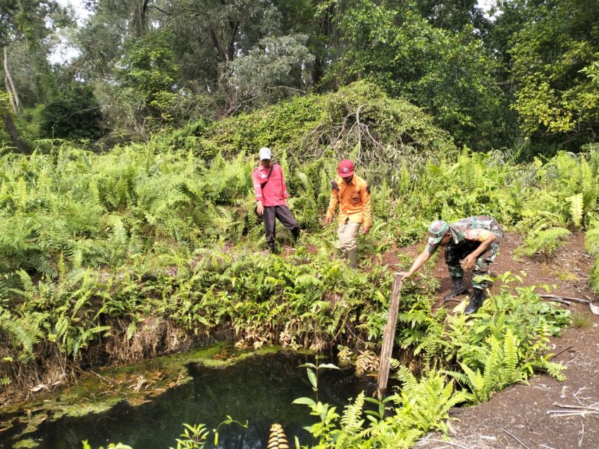 Upaya Cegah Karhutla, Koptu Masran Lakukan Patroli di Desa Sungai Gayung Kiri