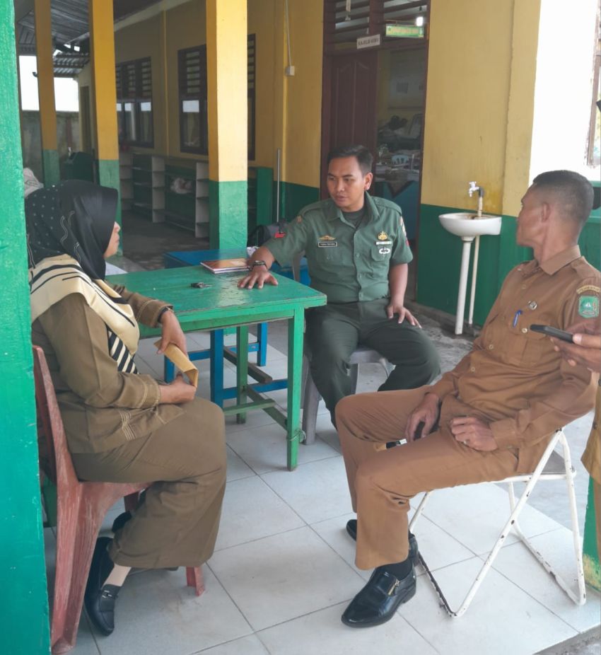 Gelar Komsos di MTSN 1 Selatpanjang, Koptu Yudha Ajak Guru Tanamkan Akhlak dan Disiplin kepada Siswa
