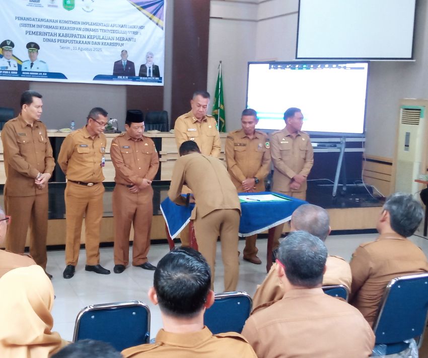 Maksimalkan Program Merpati, Dispersip Meranti Luncurkan Aplikasi Srikandi