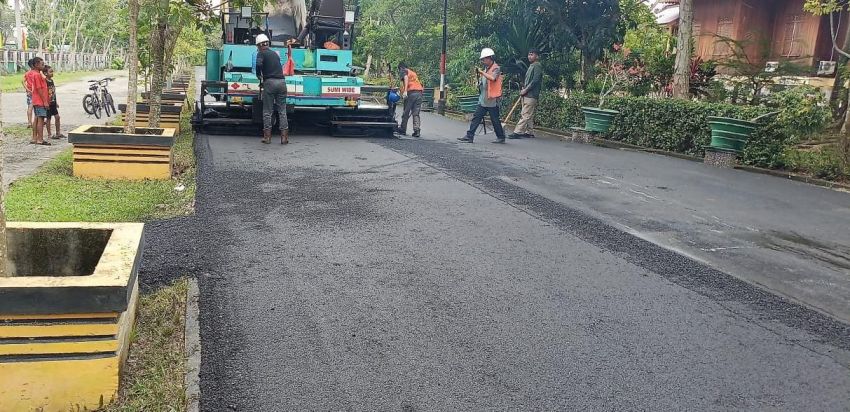 Komisi II Soroti Pekerjaan Hotmix Jalan Perkantoran Ditengah Efisiensi Anggaran