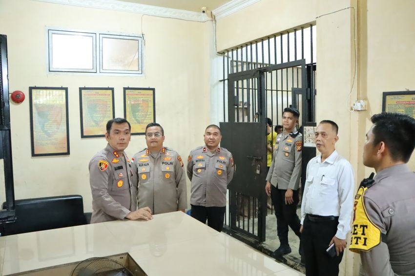Dittahti Polda Riau Gelar Supervisi di Polres Meranti, Pastikan Standarisasi Pengelolaan Tahanan dan Barang Bukti