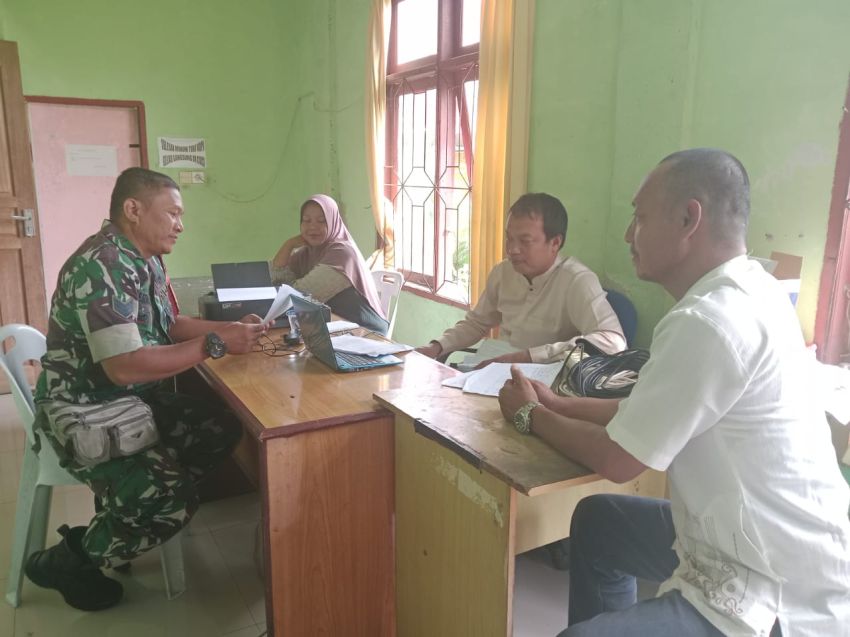 Serka E Sembiring Ajak Staf Kelurahan Selatpanjang Kota Jaga Kerukunan dan Kebersihan Lingkungan