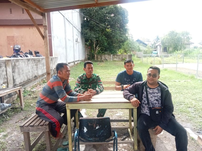 Kopda Andri Jalin Keakraban Dengan Warga Selatpanjang Lewat Komsos