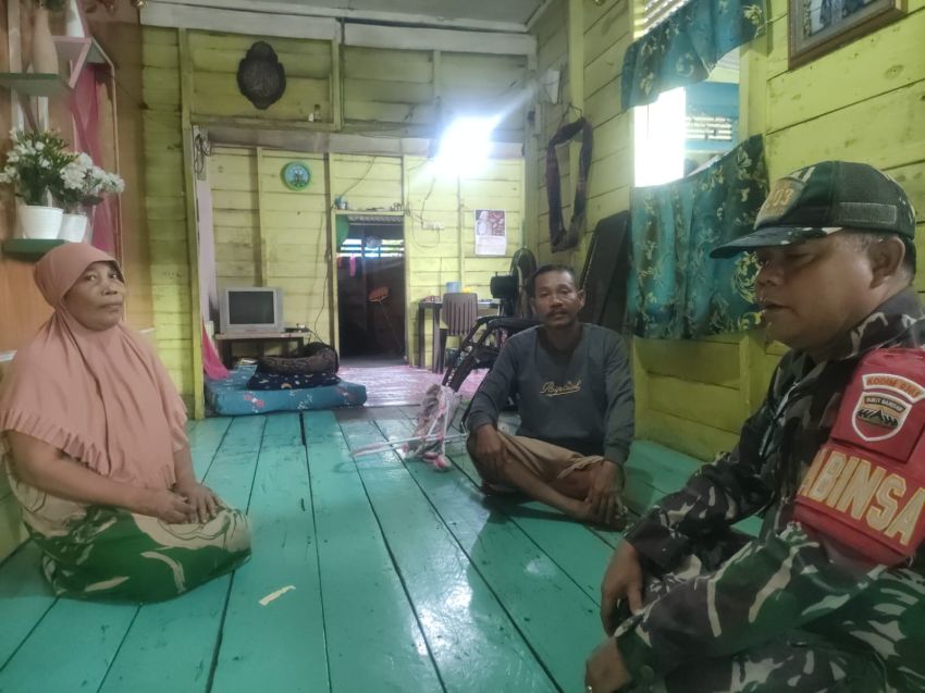 Serda Herman Lakukan Komsos di Desa Banglas, Pererat Silaturahmi Dengan Warga